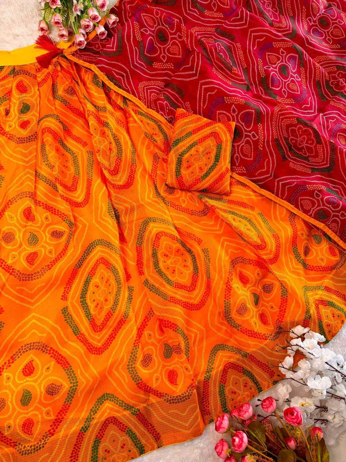 Naarira Aarohi Soft Kota Doria Designer Lehenga