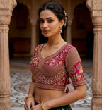 Naarira Ded Silk Designer Blouse