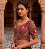Naarira Ded Silk Designer Blouse