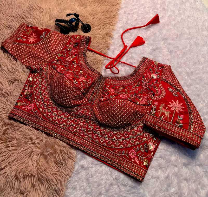 Naarira Ded Silk Designer Blouse
