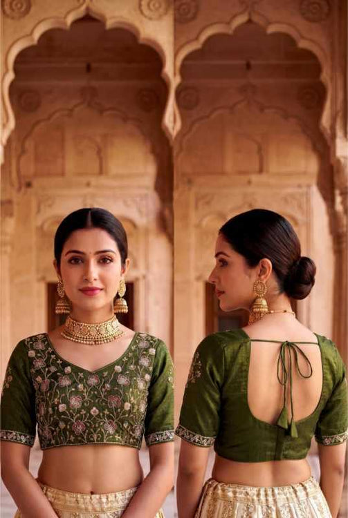 Naarira Fab Silk Cotton Designer Blouse - alternate view