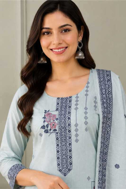 Naarira Cotton Designer Kurti - alternate view
