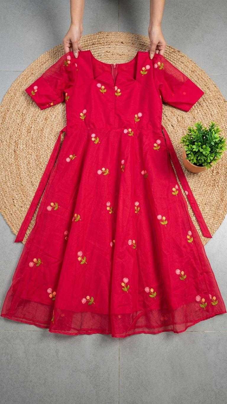 Naarira Chanderi Cotton Fancy Gown