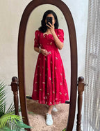 Naarira Chanderi Cotton Fancy Gown