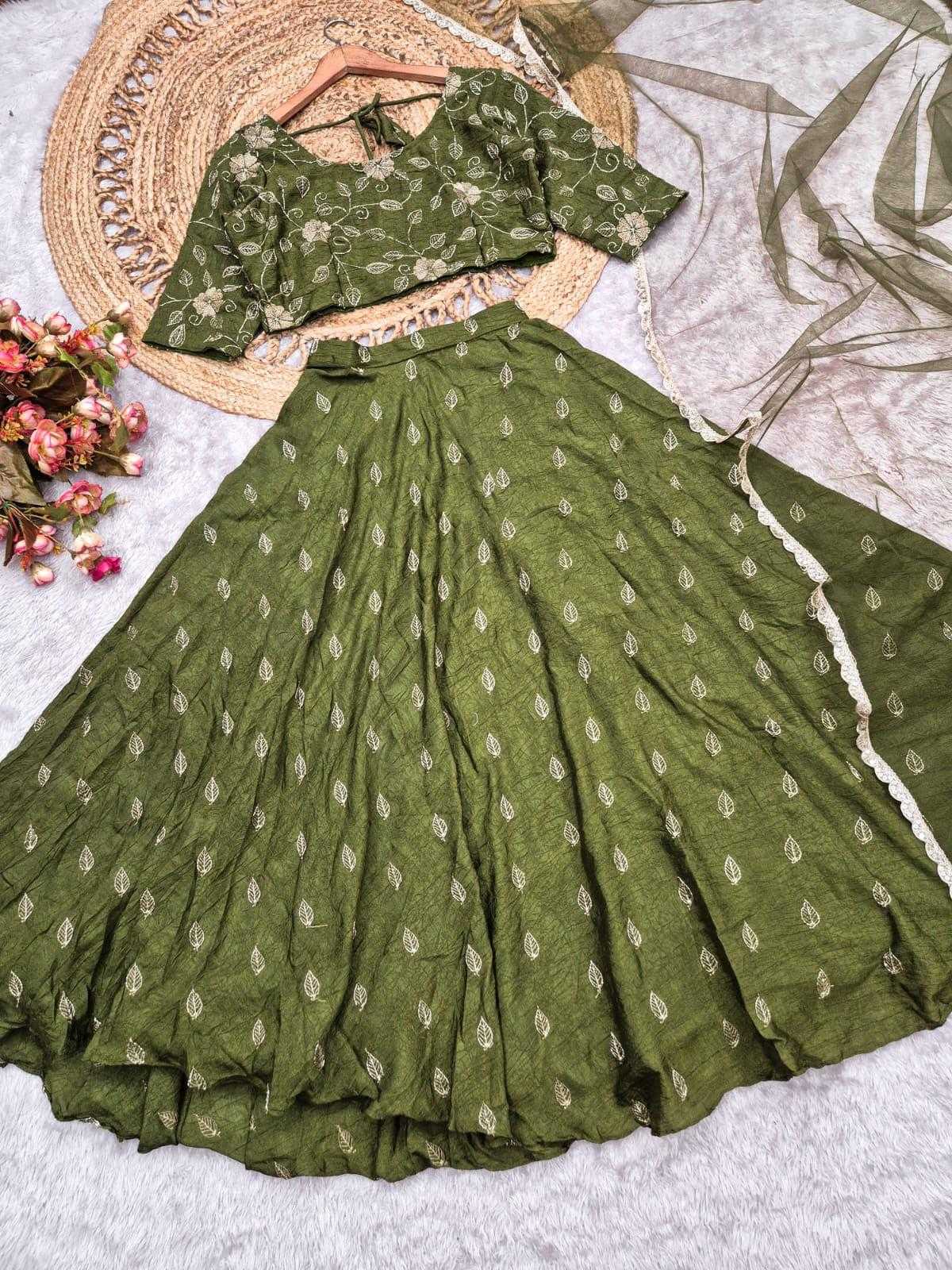 Naarira Rangoli Silk Designer Lehenga