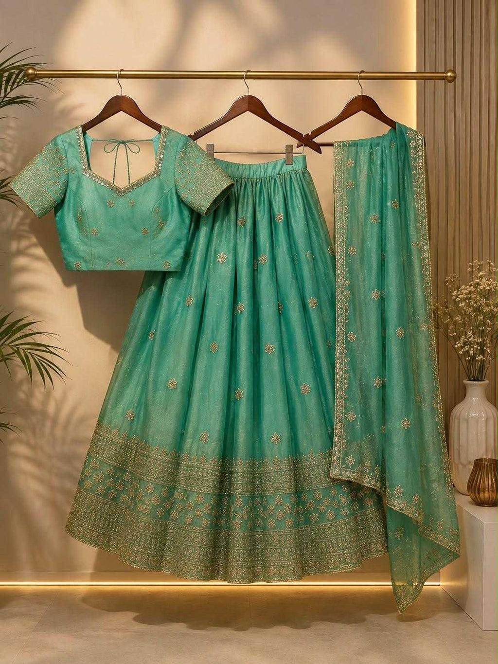 Naarira Space Silk Fancy Lehenga