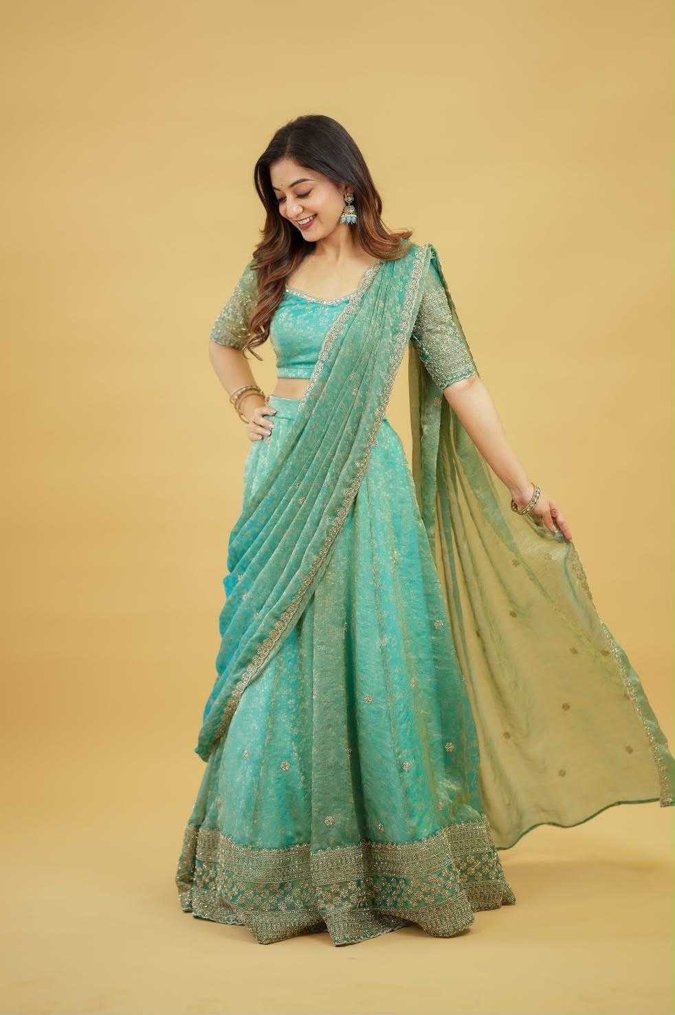 Naarira Space Silk Fancy Lehenga