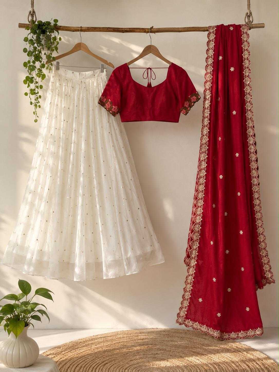 Naarira Vichitra Silk Embroidered Lehenga
