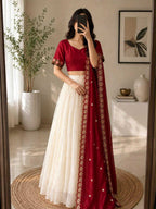 Naarira Vichitra Silk Embroidered Lehenga