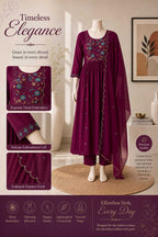 Naarira DRISHTI Chanderi Cotton Festive Kurti