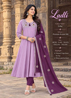 Naarira KESH210 LADLI Heavy Roman Silk Designer Kurtis