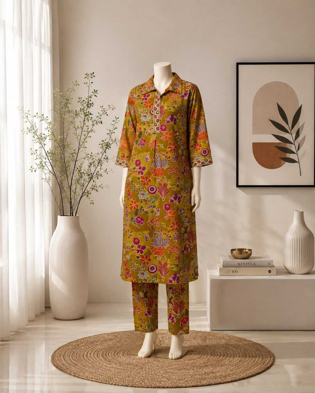 Naarira Neha Heavy Roman Silk Festive Kurti