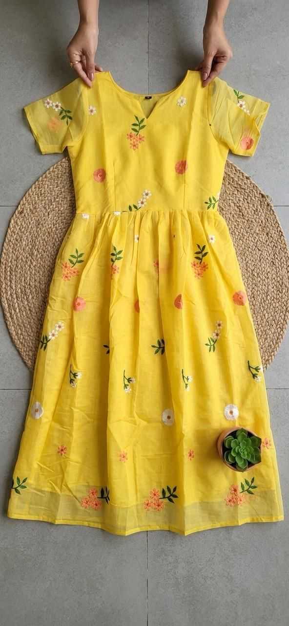 Naarira Tarini Chanderi Cotton Fancy Gown
