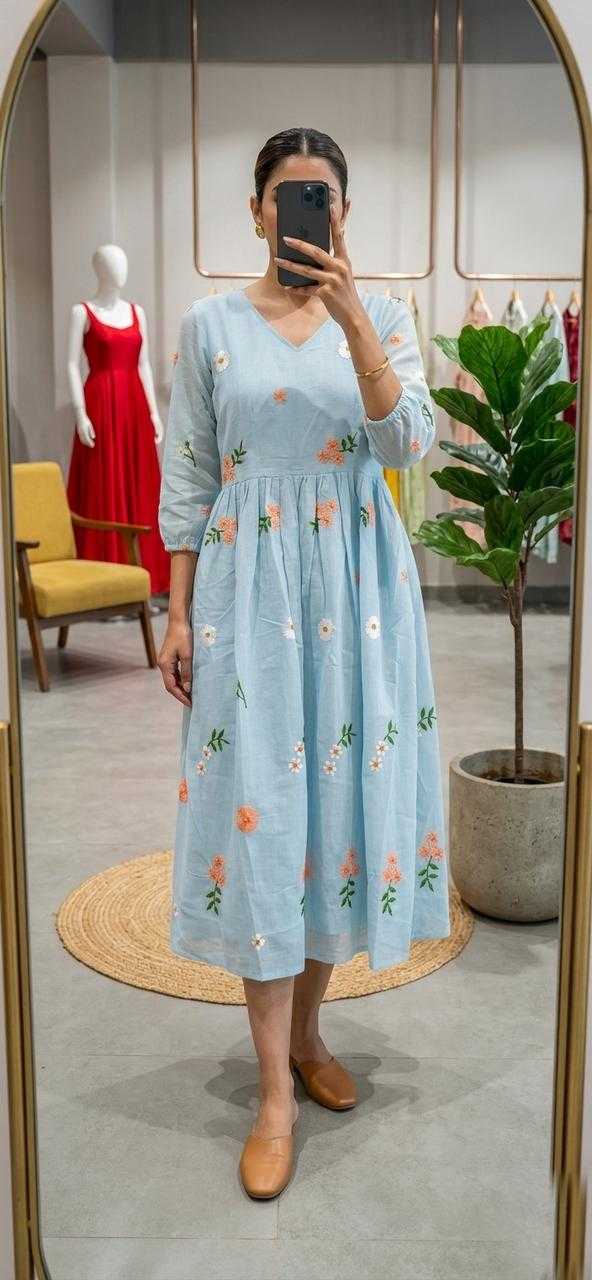 Naarira Tarini Chanderi Cotton Fancy Gown