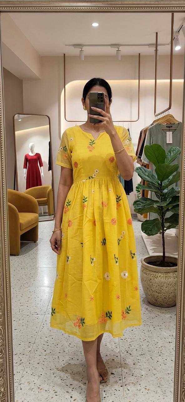 Naarira Tarini Chanderi Cotton Fancy Gown