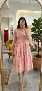 Naarira Tarini Chanderi Cotton Fancy Gown