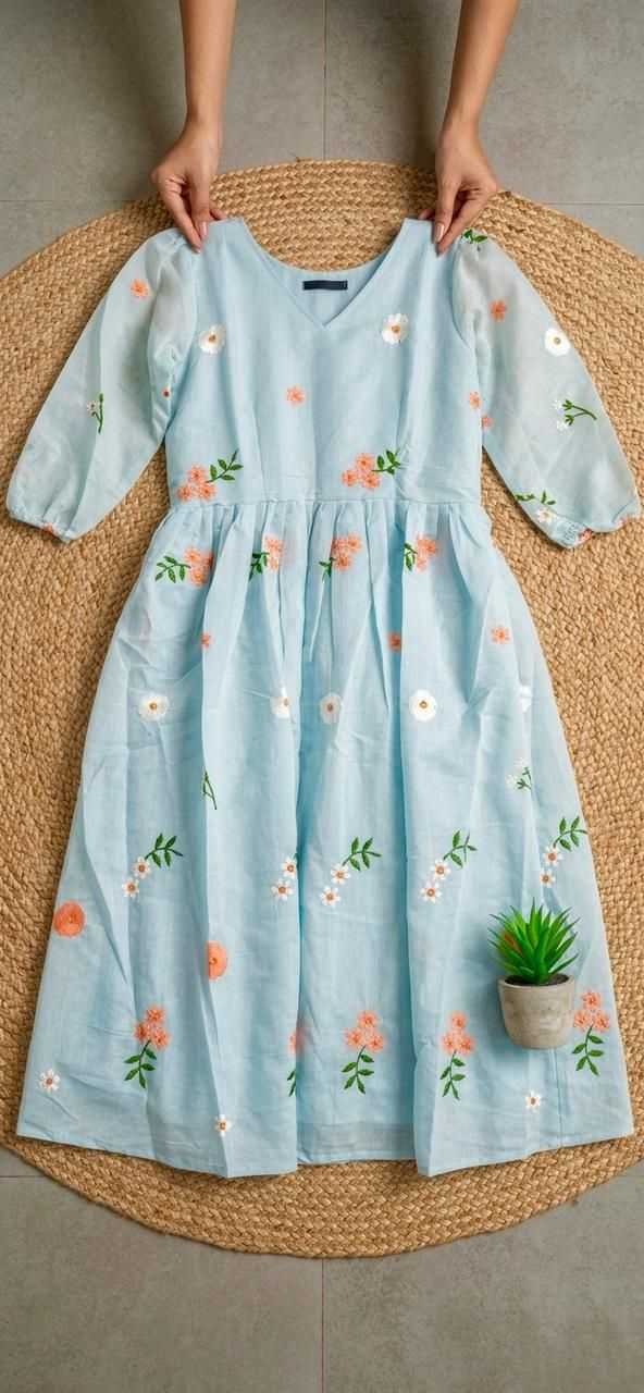 Naarira Tarini Chanderi Cotton Fancy Gown