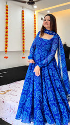 Naarira KESH215 1514 Faux Georgette Printed Gowns