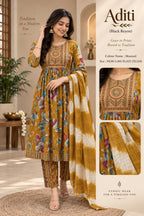 Naarira KESH218 ADITI Rayon Cotton Designer Kurtis