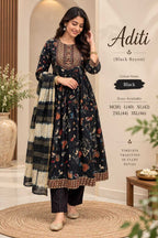 Naarira KESH218 ADITI Rayon Cotton Designer Kurtis