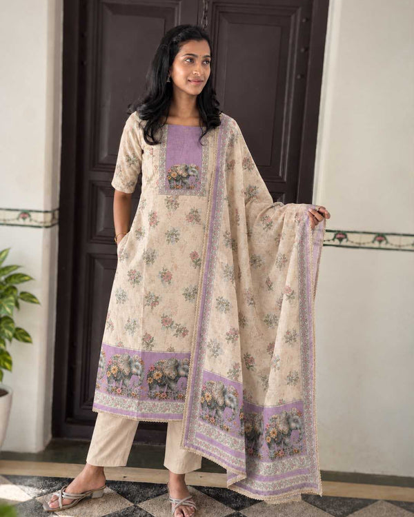 Naarira KESH218 Delicate Linen Party Wear Kurtis