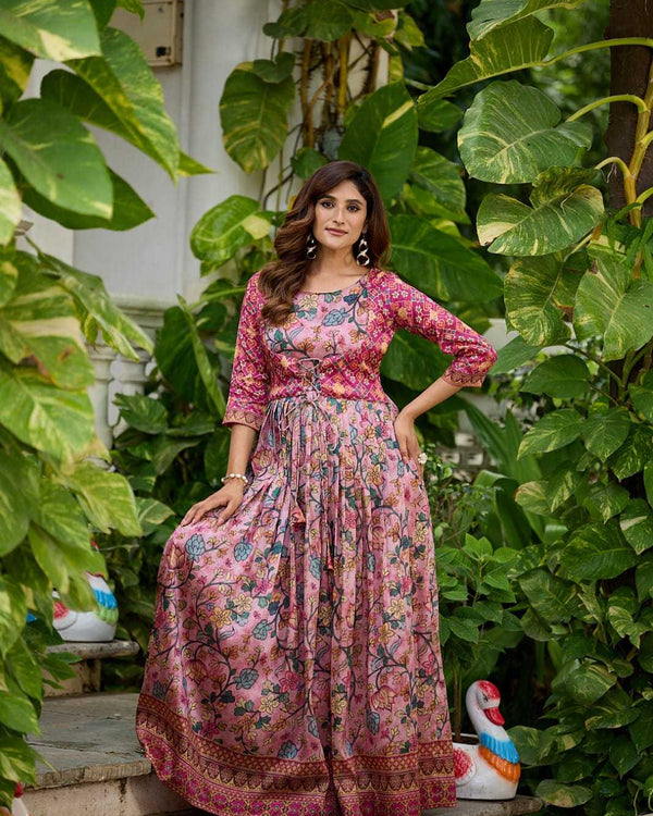 Naarira Silk Blend Fancy Gown - alternate view