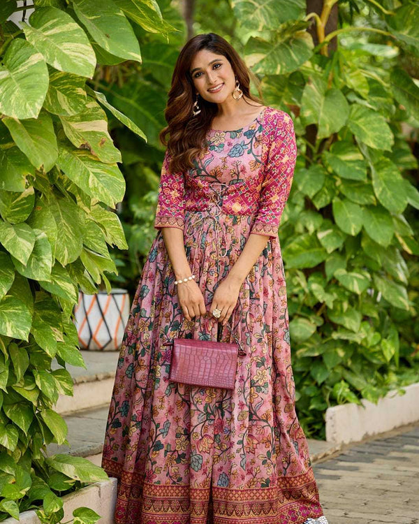 Naarira Silk Blend Fancy Gown