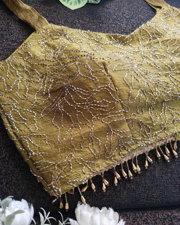 Naarira Crus Rangoli Silk Blouse - alternate view