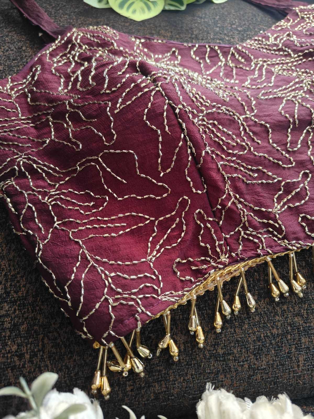 Naarira Crus Rangoli Silk Blouse