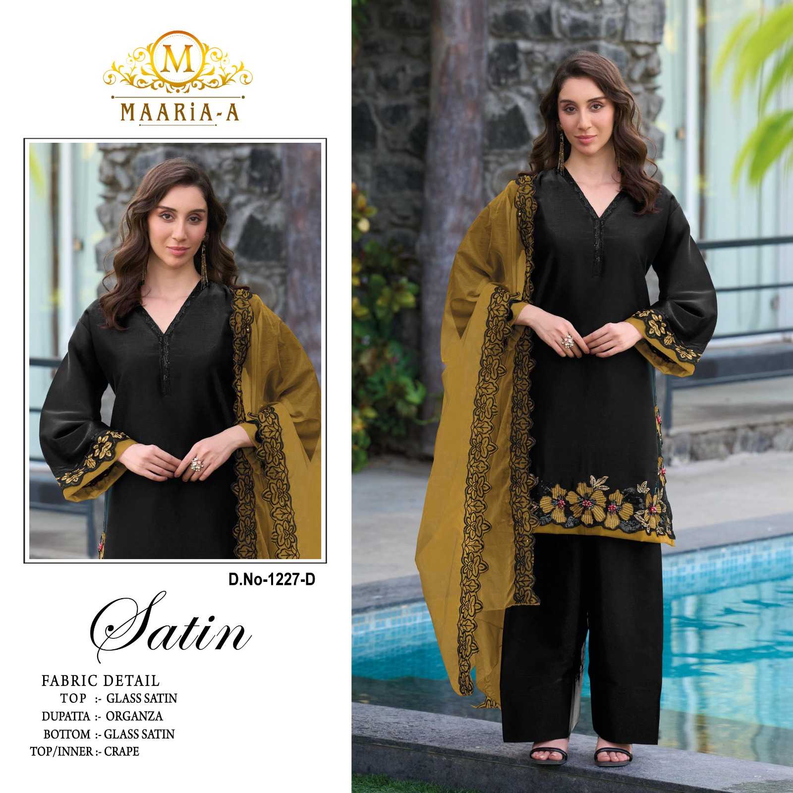 Naarira Satin Ladies Suit
