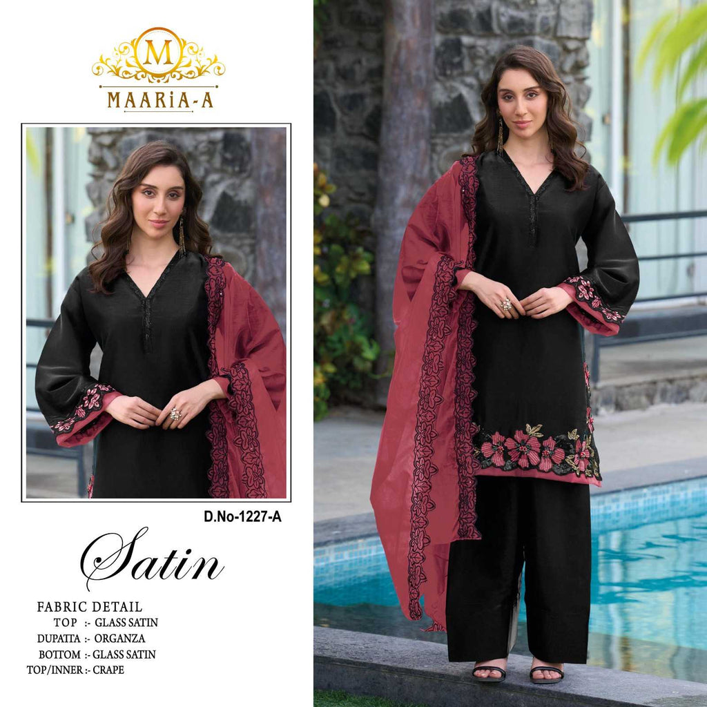 Naarira Satin Ladies Suit