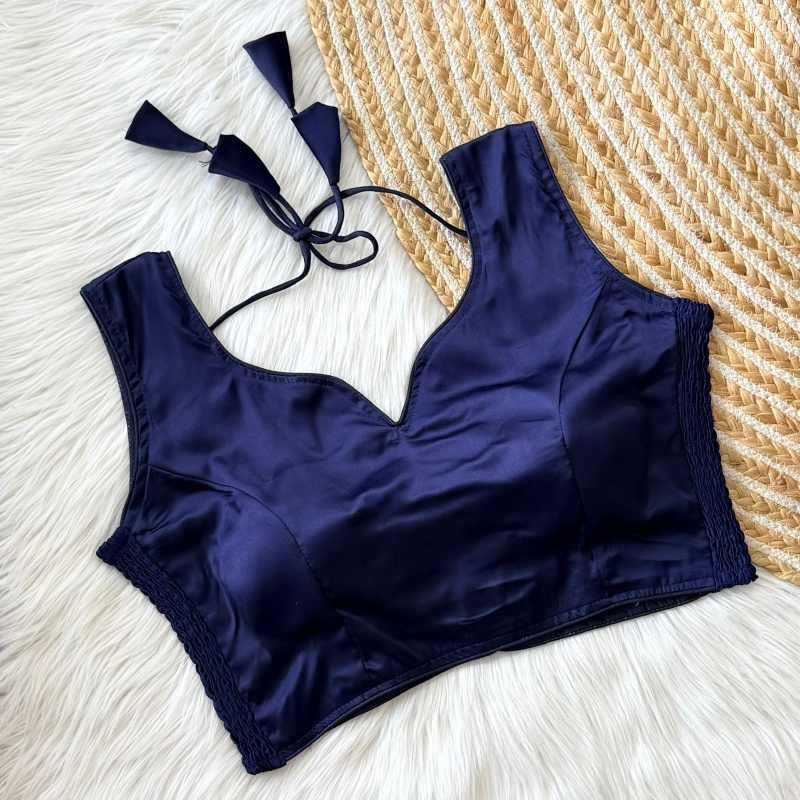 Naarira Soft Silk Sleeveless Blouse