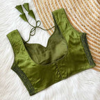 Naarira Soft Silk Sleeveless Blouse