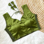Naarira Soft Silk Sleeveless Blouse