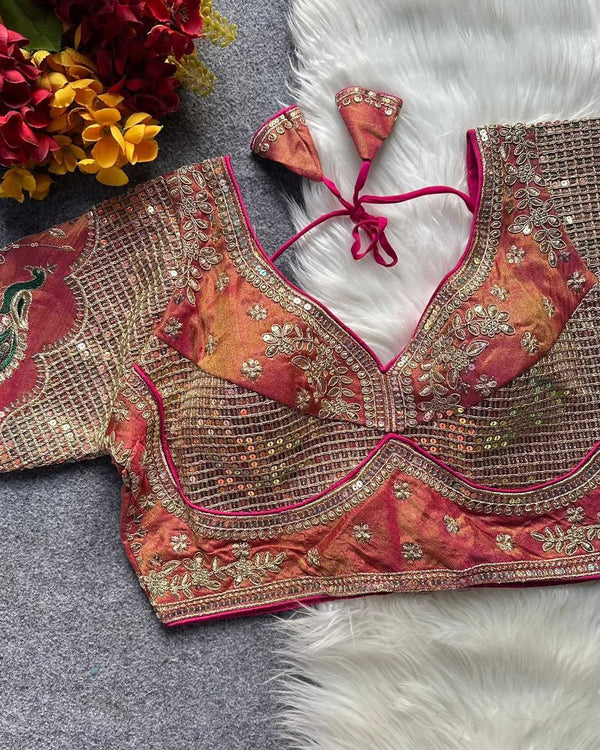 Naarira Silk V-Neck Blouses
