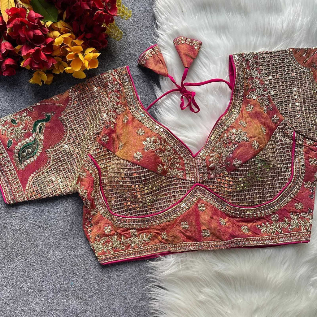 Naarira Silk V-Neck Blouses