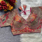 Naarira Silk V-Neck Blouses