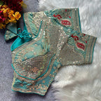 Naarira Silk V-Neck Blouses