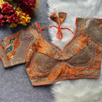 Naarira Silk V-Neck Blouses