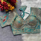 Naarira Silk V-Neck Blouses