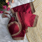 Naarira Chikanwork Cambric Blouse