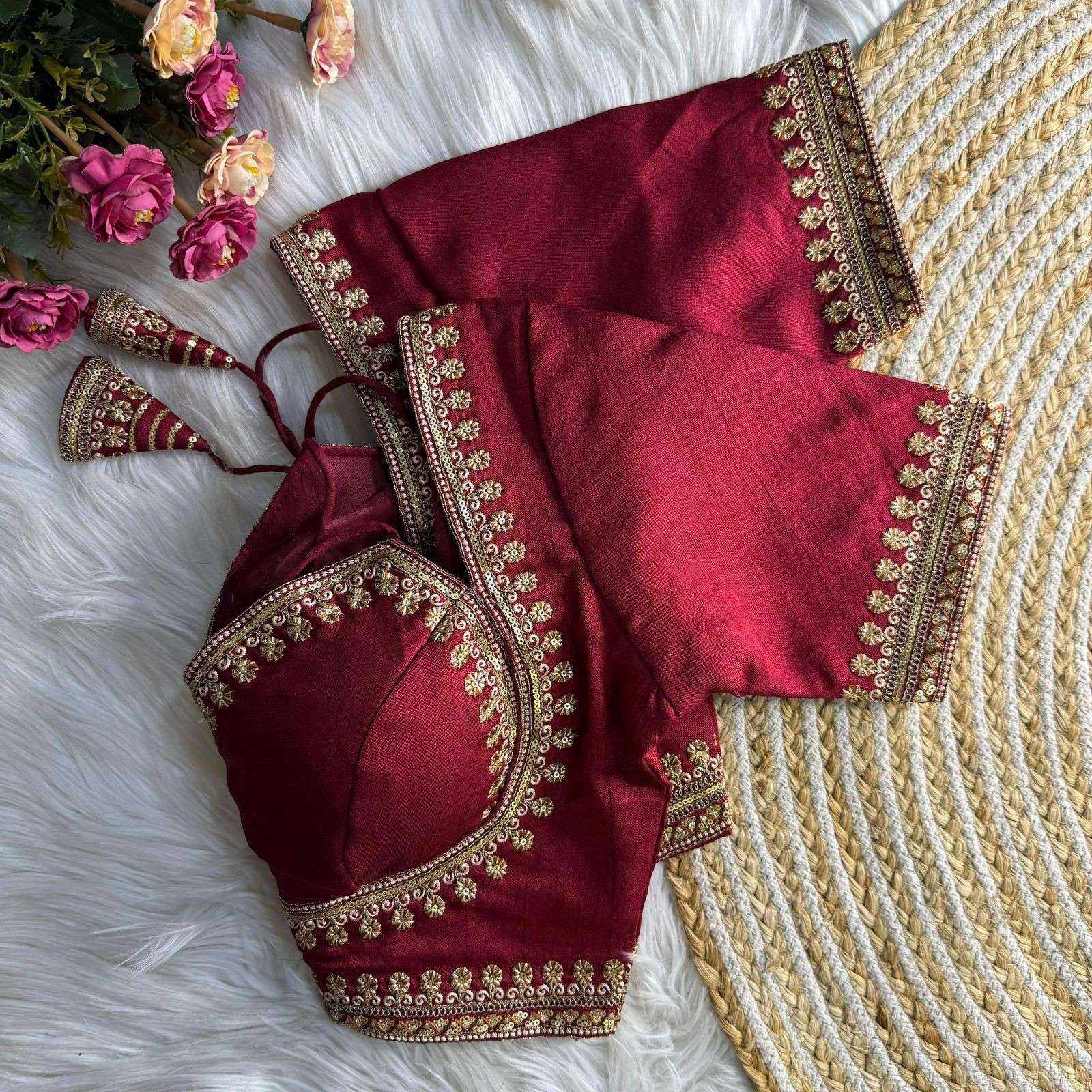 Naarira Chikanwork Cambric Blouse
