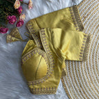 Naarira Chikanwork Cambric Blouse