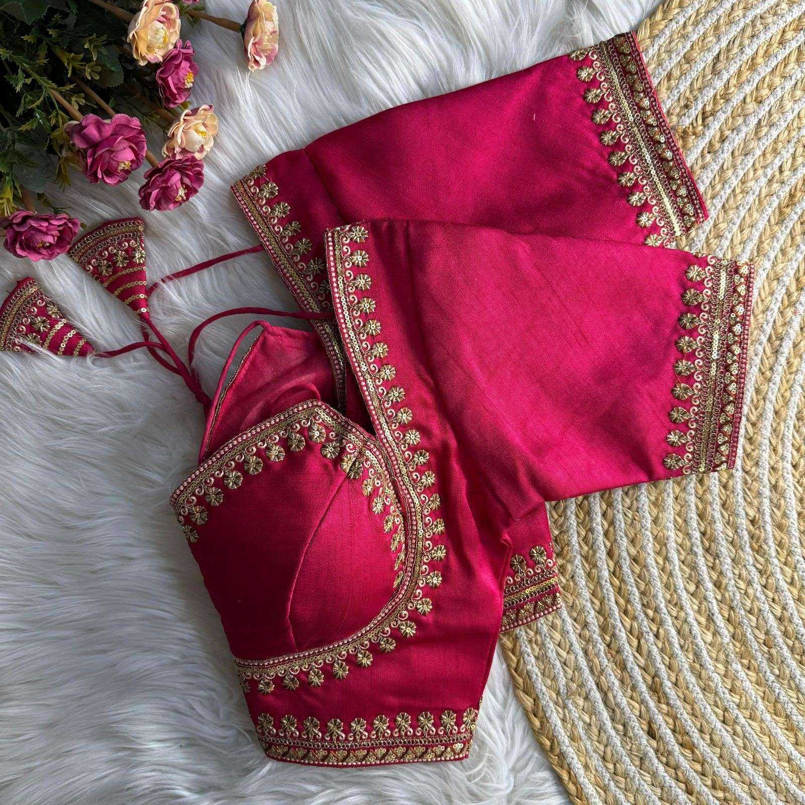 Naarira Chikanwork Cambric Blouse
