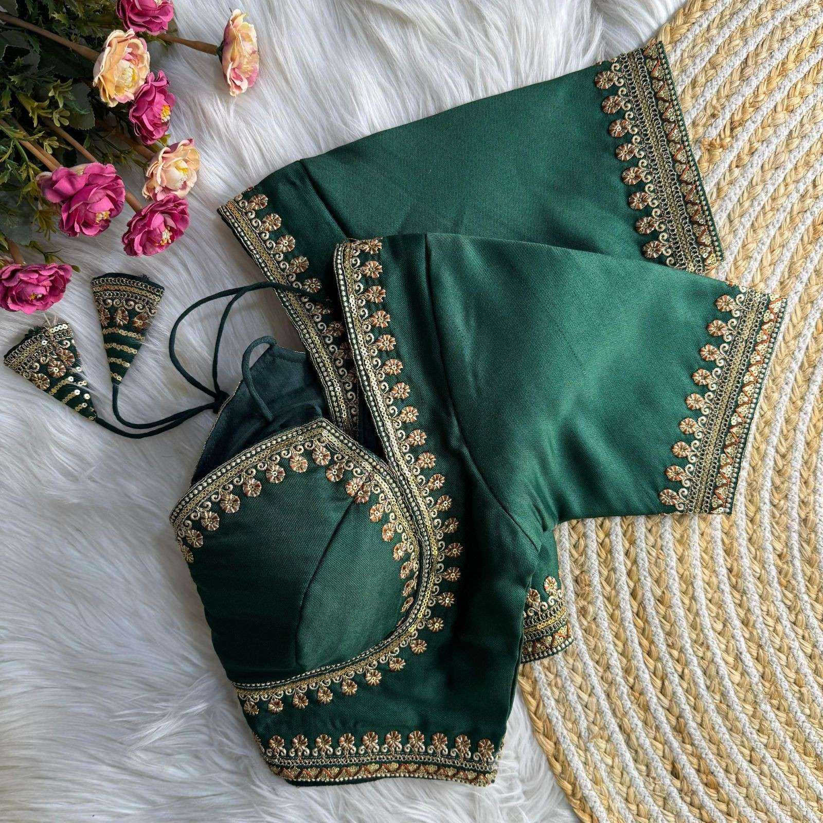 Naarira Chikanwork Cambric Blouse