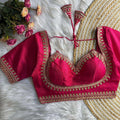 Naarira Chikanwork Cambric Blouse