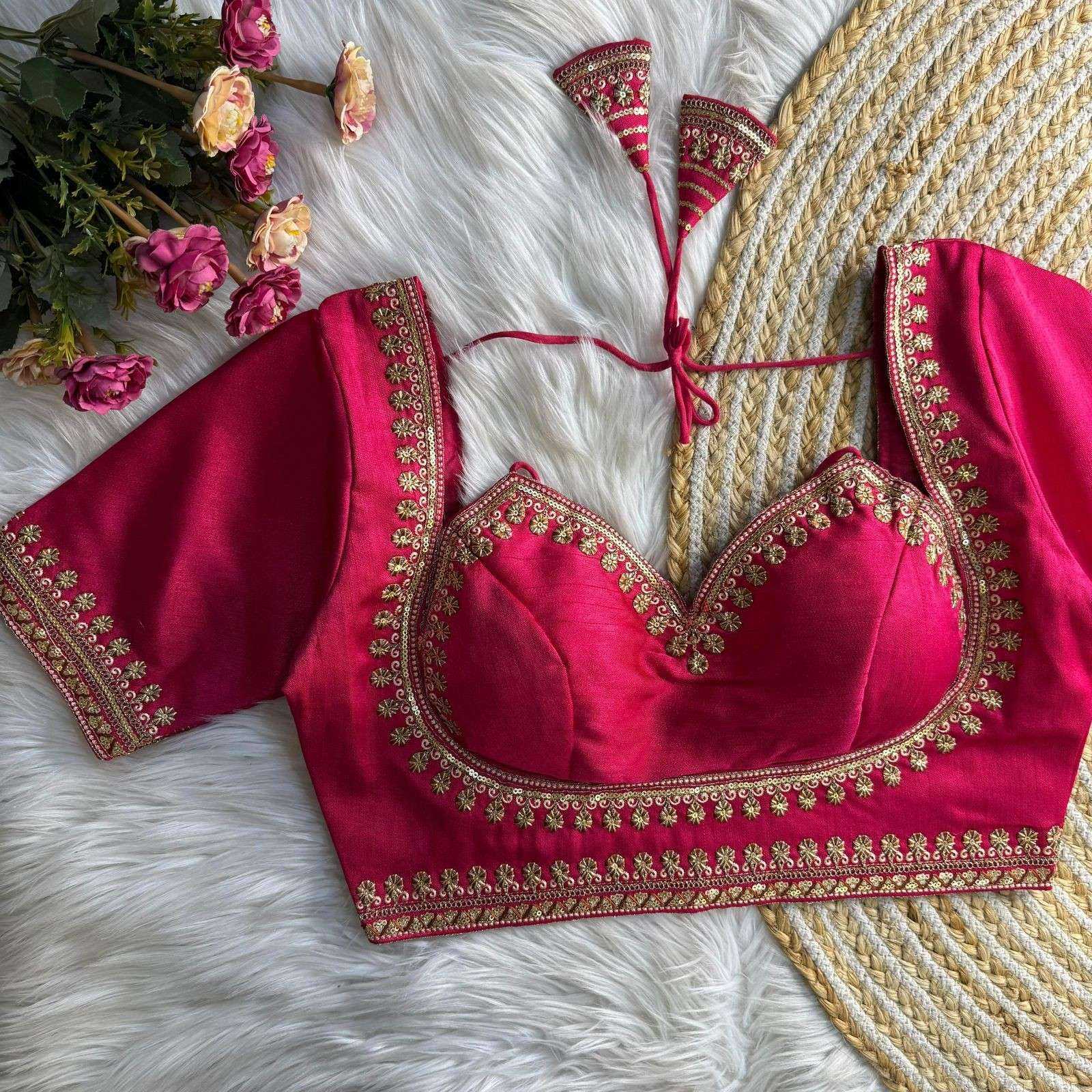 Naarira Chikanwork Cambric Blouse