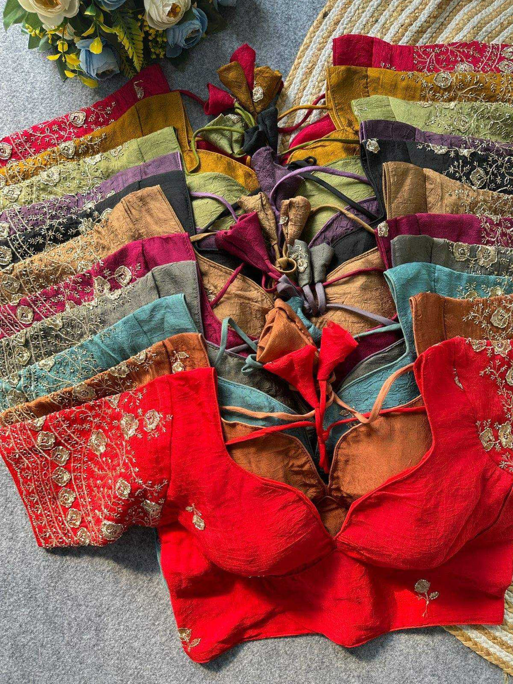 Naarira RANGOLI CRUSH Rangoli Silk Blouse