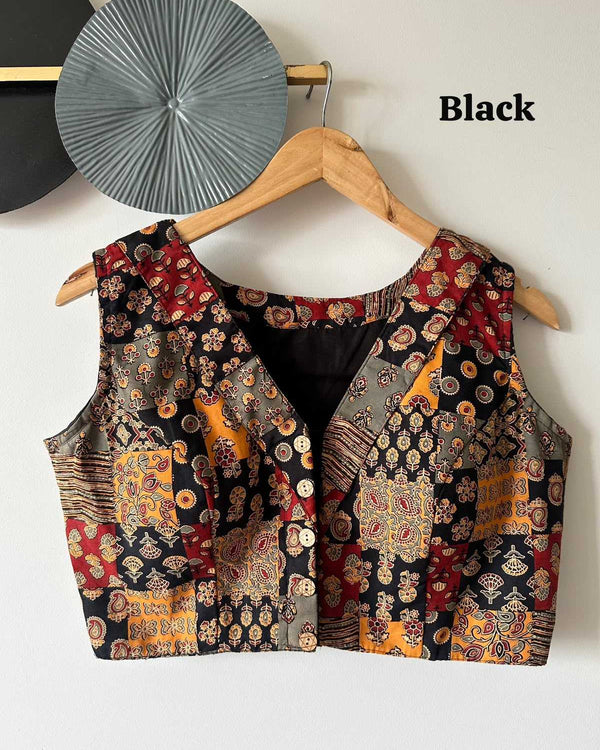 Naarira Ruhi Cotton Designer Blouse - alternate view