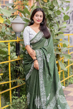 Naarira Linen Fancy Saree for Women
